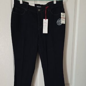 STYLE AND CO. Women's Navy Blue Boot Leg Jeans